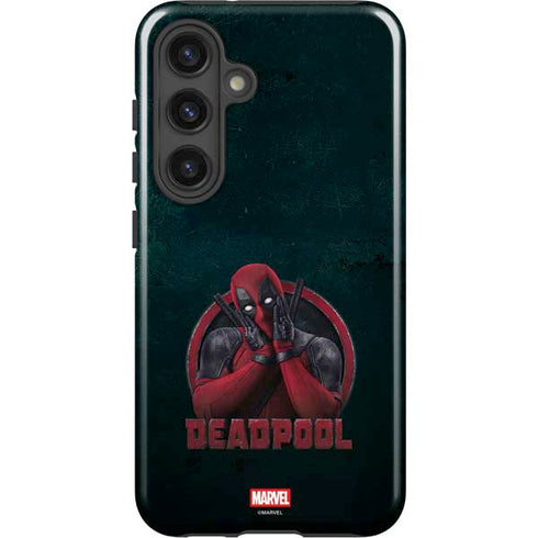 Marvel Deadpool Legacy Surprised Deadpool Galaxy S25 Impact Case
